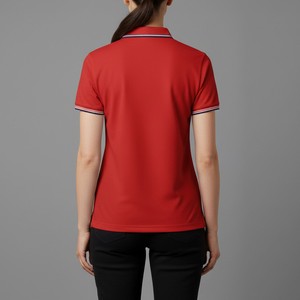 Chemise décontractée personnalisée pour femme avec broderie frontale, respirante et anti-humidité, idéale pour le golf ou comme uniforme de bureau, service OEM 100% disponible. - Product Image 6