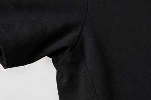 Black <b>Men's</b> Short Sleeve T <b>Shirt</b> 100% Cotton Crew Neck Casual Summer Tee Custom Logo Streetwear Top - Product Image 5