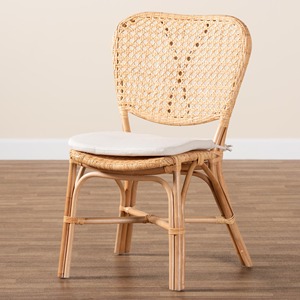 Rattan high chair counter bar <b>armchairs</b> great quality natural cane chairs for kitchen island - Product Image 4