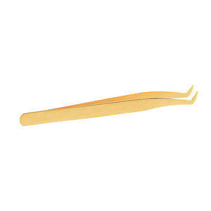 Pinces à cils en acier inoxydable durables pour l'application professionnelle d'extensions de cils, la séparation des cils et les soins de beauté - Product Image 6