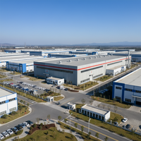 Estructura de Acero Prefabricada para Construcción Comercial, Diseño de Estructura de Varios Tramos con Vigas en H Aisladas e Ignífugas, Galvanizadas