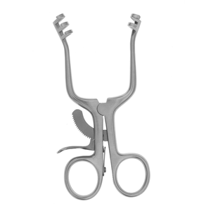 เครื่องมือผ่าตัดแบบมือถือ Weitlaner Self Retaining Retractor ขนาด 4 1/2 นิ้ว ปลายทู่ 2x3 ฟัน ทำจากสแตนเลส - Product Image 3