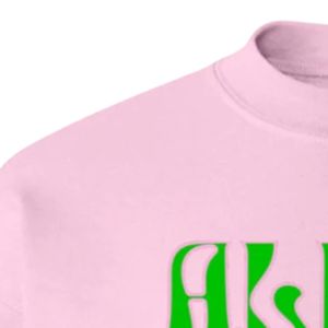 <b>Pink</b> Graphic Crewneck Pullover Sweatshirt <b>Long</b> <b>Sleeve</b> Ribbed Cuffs Casual Women Fleece <b>Top</b> Fashion Streetwear Daily Apparel - Product Image 2