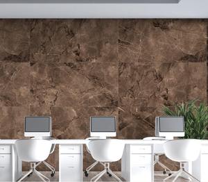 Azulejo de porcelana esmaltada de alto brillo de 600x1200 mm, azulejo de pared con aspecto de mármol para sala de estar, azulejos de aspecto moderno para el hogar, hotel y comercios. - Product Image 1