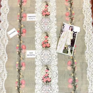 Traje bordado de césped de lujo, novedad, pakistaní, indio, oferta, 2022 - Product Image 3