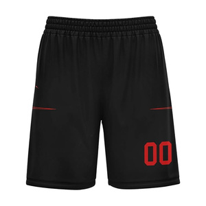 Ensemble de maillots de basket-ball personnalisés pour hommes, noir et rouge, imprimé griffes, col en V, sans manches, polyester à séchage rapide, uniformes d'équipe - Product Image 6