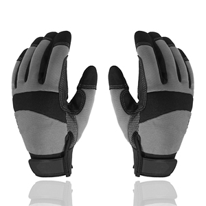 Guantes de Trabajo Resistentes a Impactos de Cuero con Logotipo Personalizado, Guantes de Seguridad para Trabajo en Interiores y Exteriores, Antideslizantes, de Alta Resistencia, para Mecánicos - Product Image 5