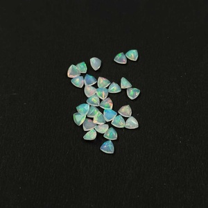 Ópalo Etíope Natural de 5mm con Corte Trillón Facetado, Piedra Preciosa Suelta de Cristal Curativo al por Mayor Directo del Fabricante - Product Image 2
