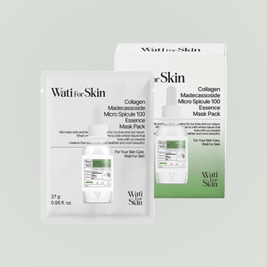 Masque facial - K-Beauty coréen Whatiforskin Collagen Madecassoside Micro Spicule Fabriqué en Corée, masque en feuille - Product Image 5