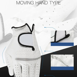 Gant de golf pour main gauche de qualité supérieure pour hommes, en cuir de mouton doux et respirant, avec granules antidérapantes, accessoire de golf - Product Image 4