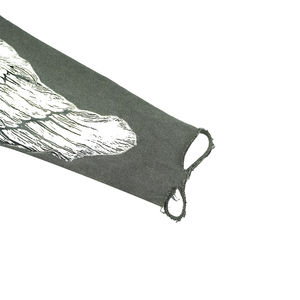 Sweat à capuche en coton épais surdimensionné pour homme |   Streetwear de luxe avec logo en strass |   Sweat à capuche imprimé printemps OEM - Product Image 3