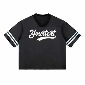 Maillot de football personnalisé en mesh respirant, vêtements de sport pour équipe de football, maillot d'entraînement athlétique - Product Image 2