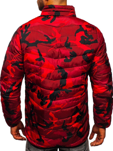 OEM Outdoor Reversible Eco-Friendly Puffer <b>Jacket</b> with Hood Men's Wholesale Custom Winter Warm Thickened Breathable Front Logo - Product Image 5