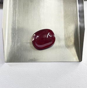 Best Price 100% Natural <b>Ruby</b> Cabochon Gemstone Pinkish Red 23.66 Carat Oval Heat-Treated July Birthstone for Jewelry Making - Product Image 4