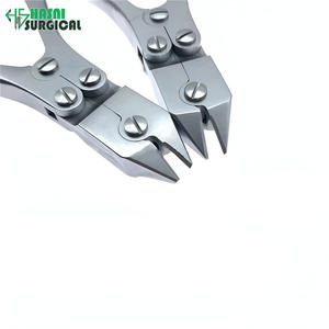 Tijeras de corte de malla de acero inoxidable, cortador de alambre de doble articulación, cortador de alambre de pinza, instrumentos ortopédicos - Product Image 3