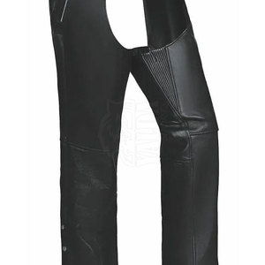 Cuissardes d'extérieur modernes en cuir véritable, légères, confortables, imperméables et durables pour la moto et l'équitation western - Product Image 5