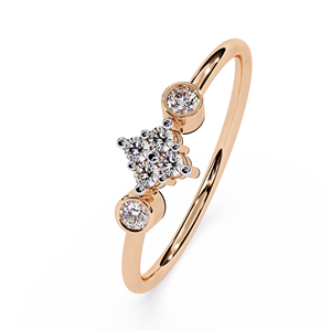 Anillo de Diamante Cultivado en Laboratorio, Certificado por IGI, Redondo, Sin Conflictos y Sostenible, Oro de 10K, Solitario, Moderno, para Uso Diario - Product Image 3