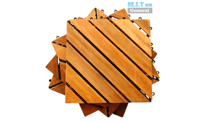 Carreaux de terrasse en bois de teck imperméables antidérapants au design carré moderne de haute qualité - Product Image 4