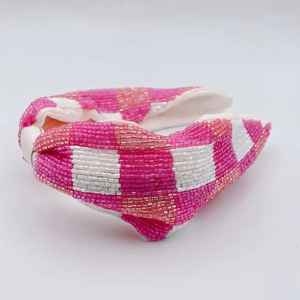 Serre-têtes tendance brodés de perles de verre pour fêtes, mariages, cadeaux festifs, accessoires de cheveux élégants et personnalisés - Product Image 1