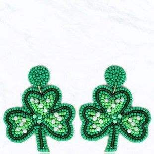 Boucles d'oreilles brodées de perles en forme de cactus et perles 100% verre pour femmes, à porter lors des festivals et des événements - Product Image 2