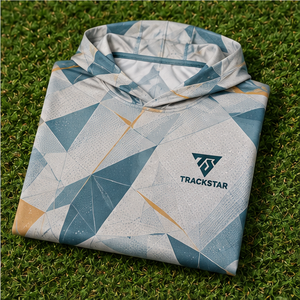 Camisa de Pesca con Capucha y Estampado Geométrico Personalizado, Manga Larga, UPF 50, Secado Rápido, Unisex, Sudadera de Pesca Sublimada - Product Image 6