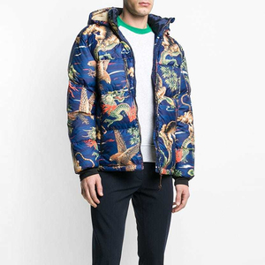 Chaqueta Acolchada Sublimada para Hombre, Tallas Grandes, con Logotipo Personalizado, Transpirable, con Cierre, Proveedor Mayorista - Product Image 4