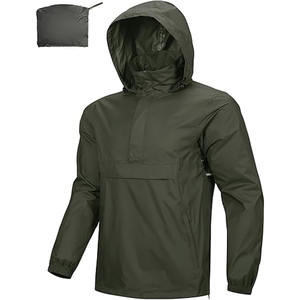 Chaqueta Cortavientos Impermeable y Transpirable Ligera Personalizada para Hombre, Nueva Serie de Chaquetas para Lluvia de Diseño para Exteriores, Cargada por Dress Sports - Product Image 1