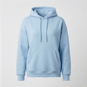 Ensemble de survêtement deux pièces en coton épais pour femme, avec sweat à capuche oversize, couleur personnalisable, logo personnalisé, vierge - Product Image 1