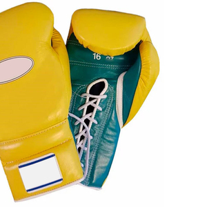 Guantes de Boxeo Profesionales de Nuevo Diseño, de Cuero Genuino, para MMA, Muay Thai, Sparring, Kick Boxing, Elásticos y que Absorben la Humedad - Product Image 4