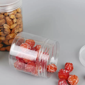 <b>Large</b> Capacity PET Canned Food Storage Screw Top Wholesale Lids Cylinder Shape Plastic <b>Jars</b> with Different Lids - Product Image 5
