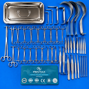 Ensemble d'instruments de laparotomie de base PENTAX SURGICAL de 35 pièces, kit chirurgical certifié CE avec garantie de 2 ans - Product Image 3