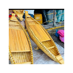 VietChoice - Bote de Trabajo de Bambú Ecológico, Acabado Natural, Exportación de Alta Calidad - Product Image 1