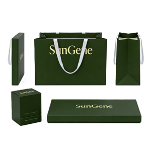 Sacs cadeaux en papier kraft écologiques de luxe avec design personnalisable et construction durable - Product Image 1