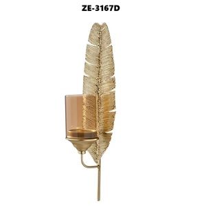 Porte-bougie en fer fait main, style européen classique, support décoratif en métal pour bougie, pour mariage, maison, restaurant, décoration de table - Product Image 1