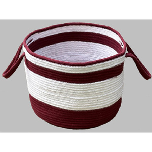 Cestas Grandes de Almacenamiento de Algodón y Yute, Cesta para Plantas/Mascotas, Cesta de Cuerda Tejida de Algodón para Niños - Product Image 2