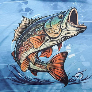 High Performance Custom Design Men Fishing <b>T</b>-<b>Shirt</b> 100% Polyester Breathable Quick Dry Outdoor Wear Fishing <b>T</b>-<b>Shirt</b> - Product Image 3