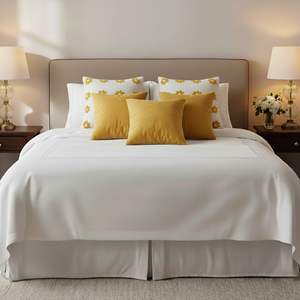 SOGA 5-Piece Golden <b>Velvet</b> and Retro Daisy Chain Pillow <b>Cover</b> Set Modern Retro Style Home Decor <b>Cushion</b> Cases - Product Image 4