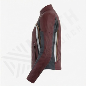Chaqueta de Motociclista de Cuero para Mujer, Cuero Vacuno Premium, Equipo de Protección para Motociclistas, Ropa Exterior para Turismo, Corte Ajustado, en Color Personalizado - Product Image 3