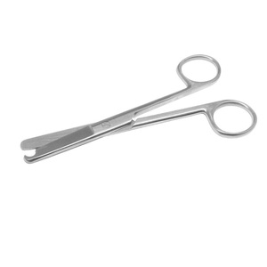 Ciseaux de microchirurgie pour la suppression des sutures, 5,5 pouces, en acier gris, matériel d'entraînement - Product Image 1