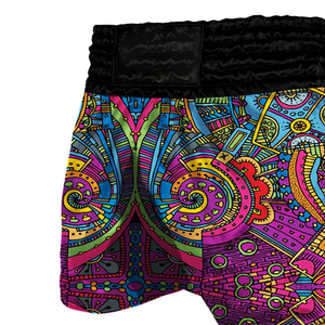 Shorts de boxe MMA personnalisés avec logo, motif uni, taille élastique, fermeture décontractée, séchage rapide, respirant, vêtements de sport - Product Image 5