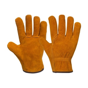 Best Performance Cowhide Split Leather Driving <b>Gloves</b> Industrial Safety Gardening <b>Gloves</b> with Soft Comfortable Hand Protection - Product Image 1