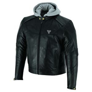 Veste de moto en cuir pour hommes Veste de motard élégante approuvée CE Veste d'équitation durable pour la sécurité - Product Image 6