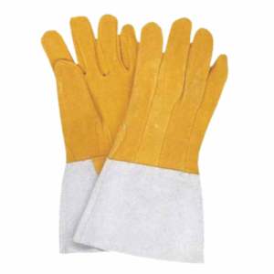 Gants de soudage en cuir de vachette renforcé de qualité supérieure, résistants à la chaleur et aux étincelles, pour barbecue - Product Image 1