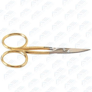 Tijeras para Cutículas de Acero Inoxidable con Baño de Oro, Herramienta de Belleza Elegante para Aplicaciones de Uñas, Venta al Por Mayor, Personalizables - Product Image 4