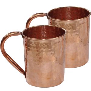 Hand Hammered <b>Copper</b> Mug With Solid Handle Drink Cup For Beer Cocktail <b>Home</b> Bar <b>Accessory</b> Unique Design Mug Drink Serving Mug - Product Image 6