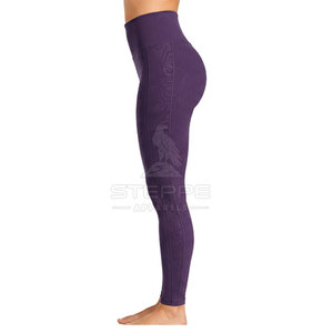 Leggings de compression pour femmes, taille haute, respirants, séchage rapide, longueur intégrale, tissu extensible, fitness, course à pied, entraînement athlétique - Product Image 5