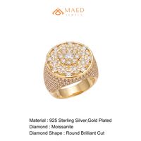 Bague signet dorée pour homme, bijou de mode de luxe, style hip-hop, cadeau pour homme élégant, style urbain, usage quotidien, USA