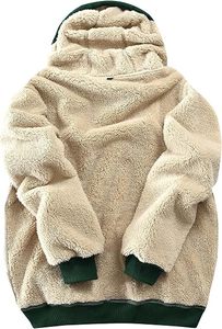 Sweat à capuche en polaire Sherpa pour homme, chaud pour l'hiver, pull Teddy personnalisé, sweat à capuche Teddy en polaire pour homme, sweat Sherpa surdimensionné - Product Image 6
