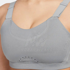 Women Running Sports <b>Bra</b> High Impact Padded Adjustable Straps Breathable Mesh Gym Yoga Fitness Workout Seamless - Product Image 5