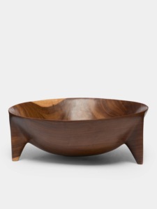 Bol de service en bois jetable écologique en gros – Vaisselle rustique artisanale en bois naturel pour salades, fruits et collations – Idéal pour la cuisine et la salle à manger - Product Image 1